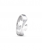 FUSION END Ring White gold