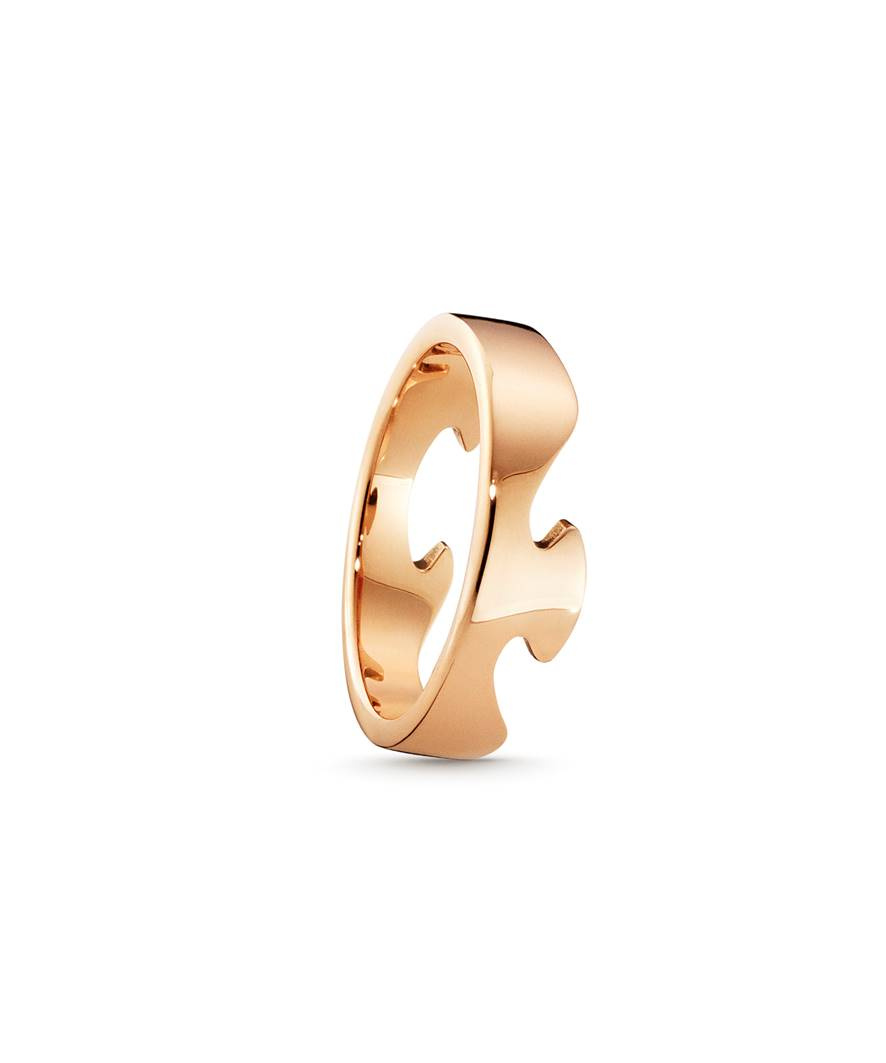 FUSION END Ring Rose gold