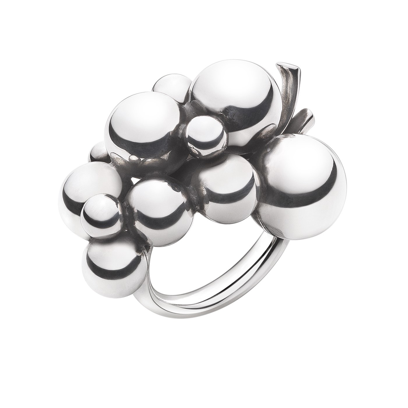 MOONLIGHT GRAPES LARGE Ring Silver