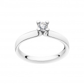 MAGIC SOLITAIRE Ring Diamonds 0.20 ct Platinum