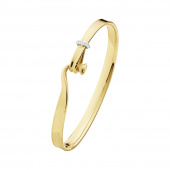 TORUN BANGLE Bracelets Gold Diamonds 0.08 ct White gold
