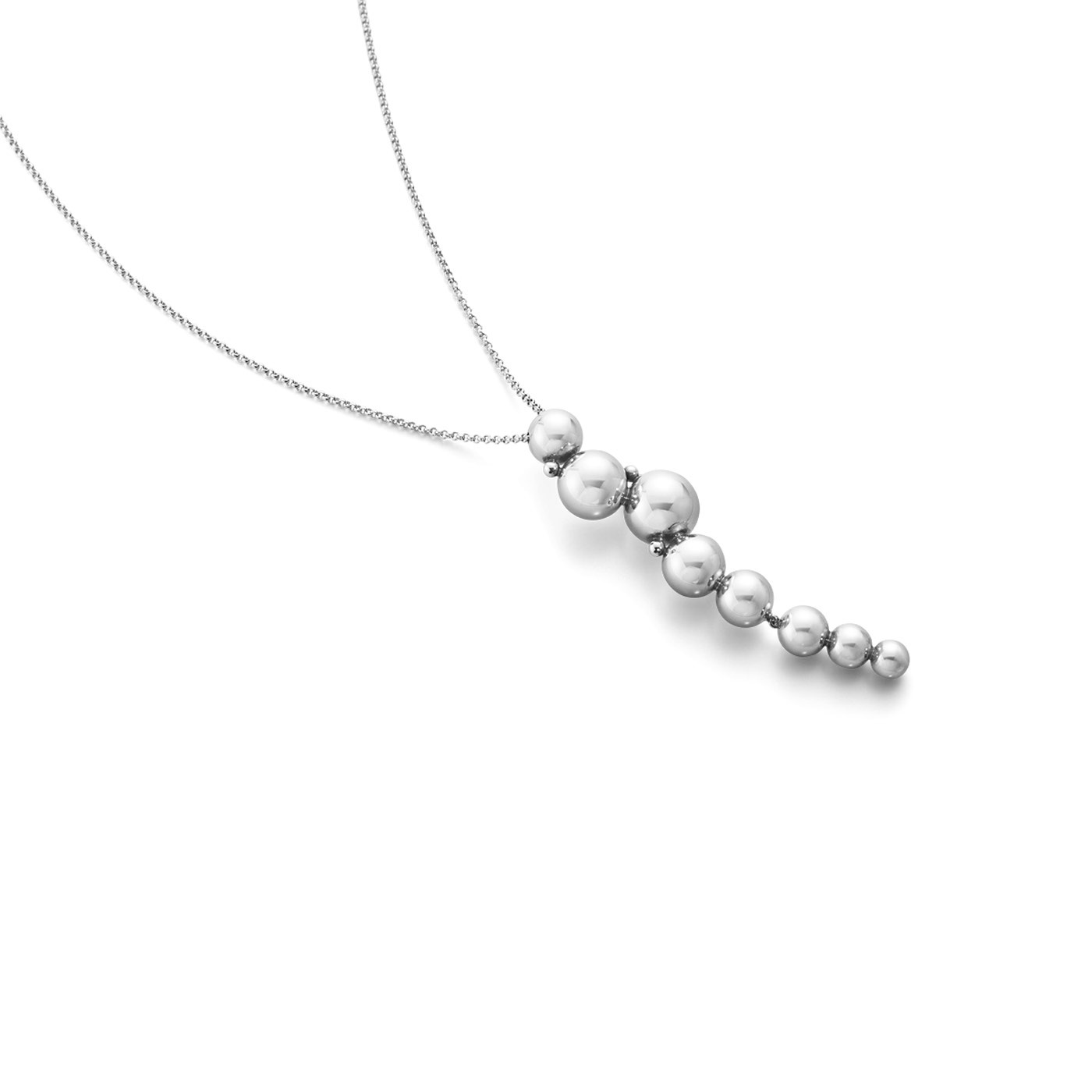MOONLIGHT GRAPES LONG Pendant Silver