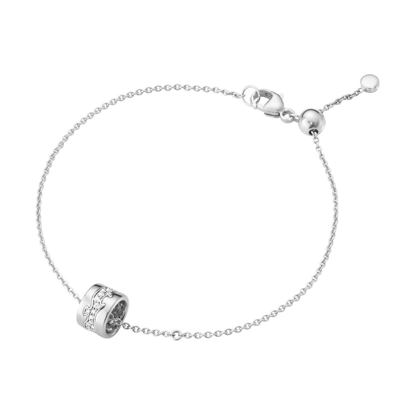 FUSION Bracelets White gold CENTRE PAVÉ 0.11 CT