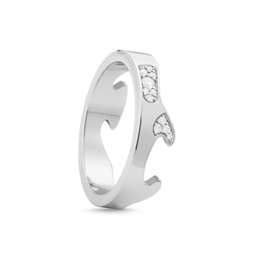 FUSION END Ring Diamant (White gold)