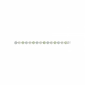 DAISY Bracelets (Silver) GREEN ENAMEL