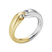 REFLECT SMALL Ring Silver Gold