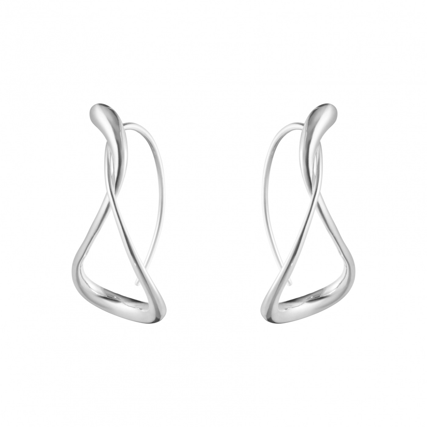 MERCY LARGE EARHOOP SILVER