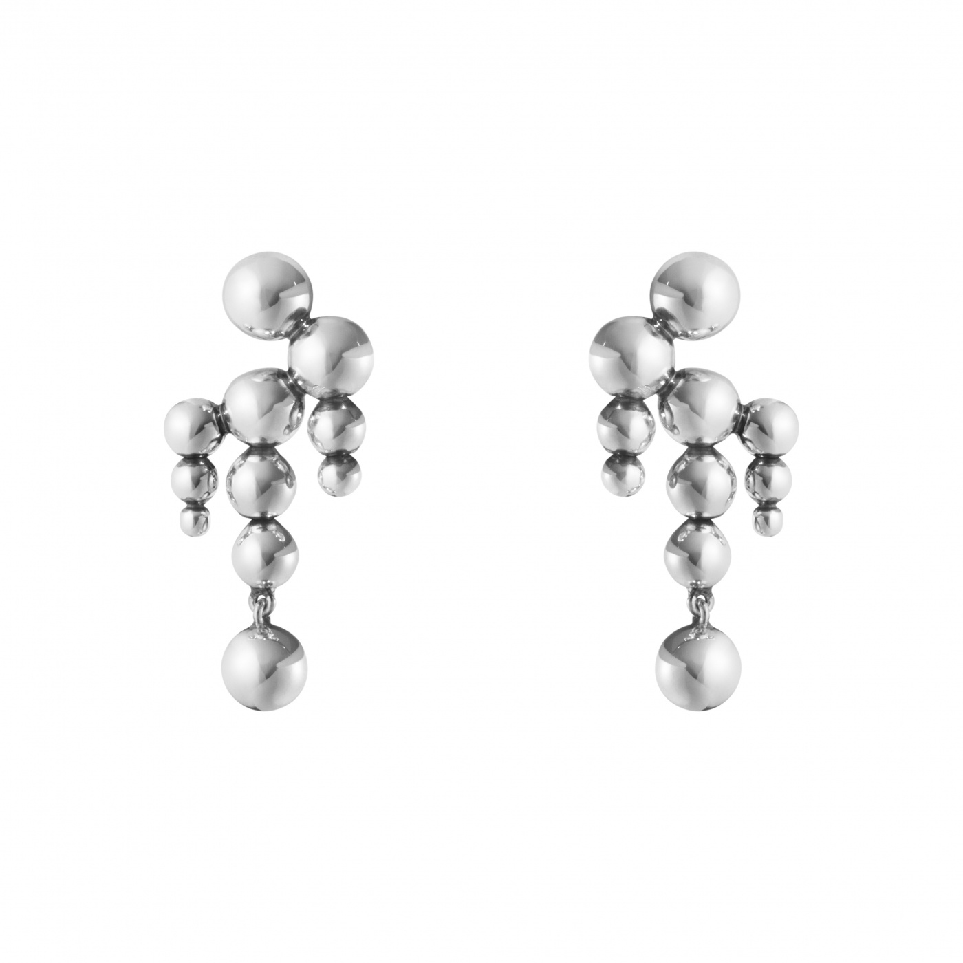 GRAPE SMALL CHANDELIER Earring SILVER