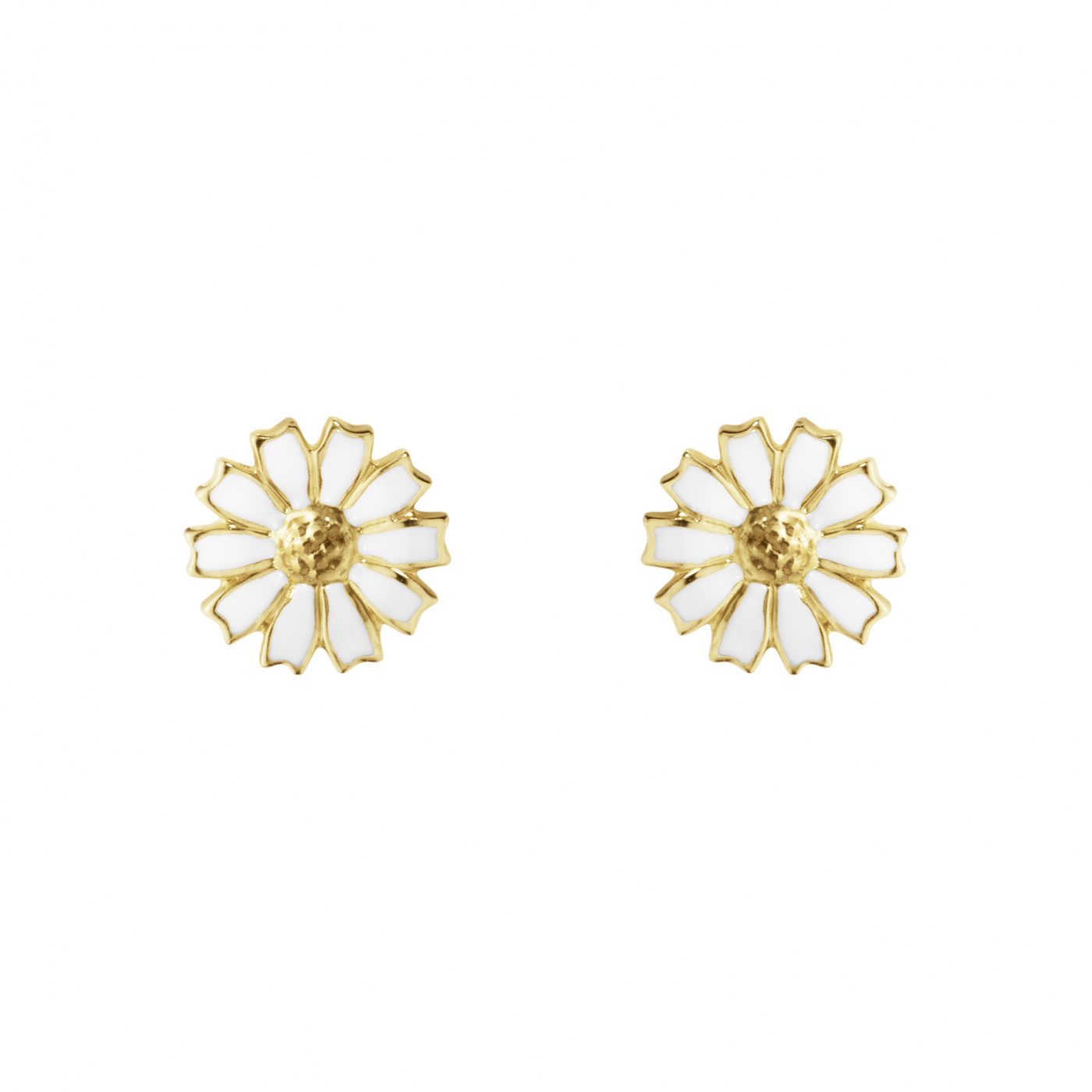 DAISY Earrings gold-plated Silver 7 mm