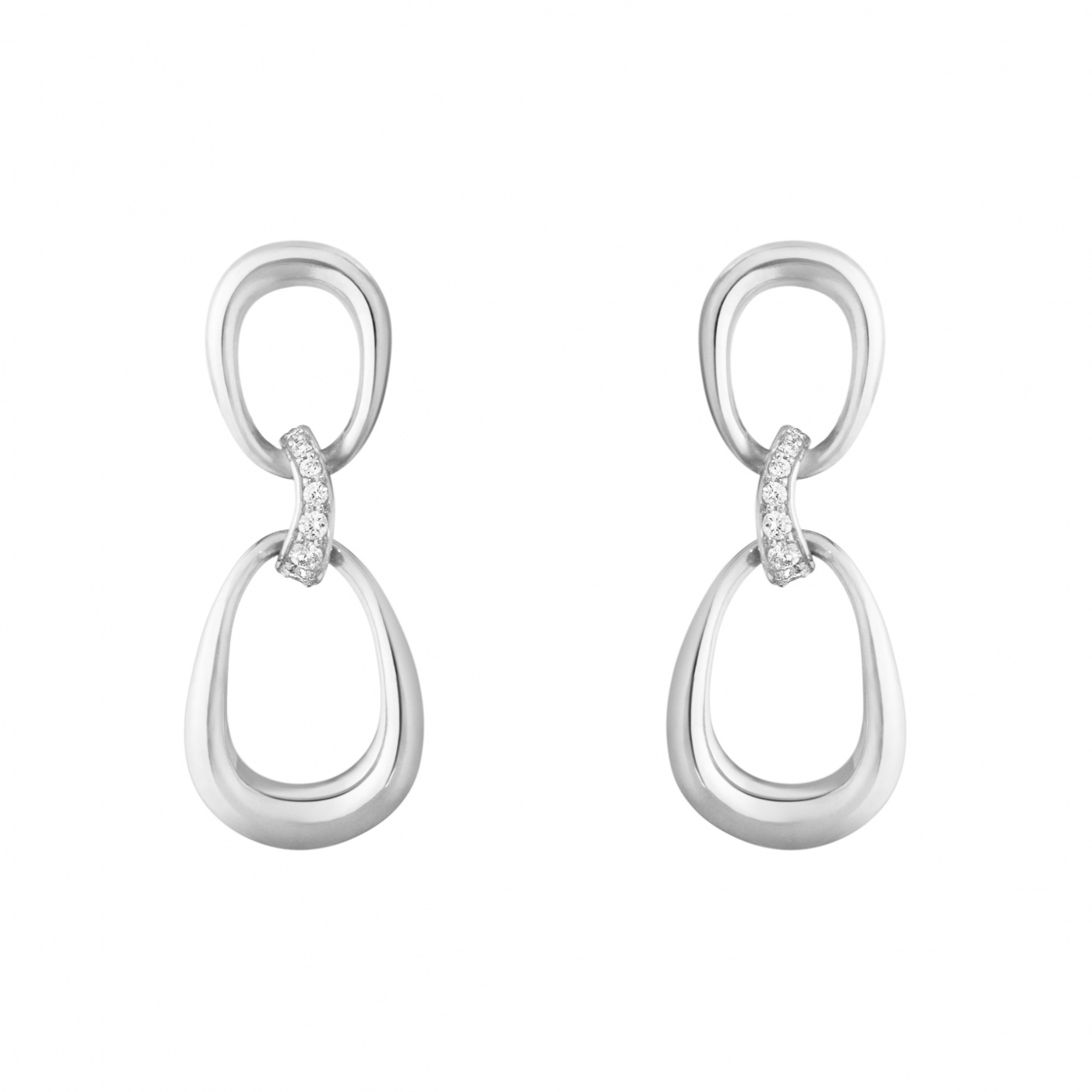 OFFSPRING Earrings Silver Diamonds 0.05ct