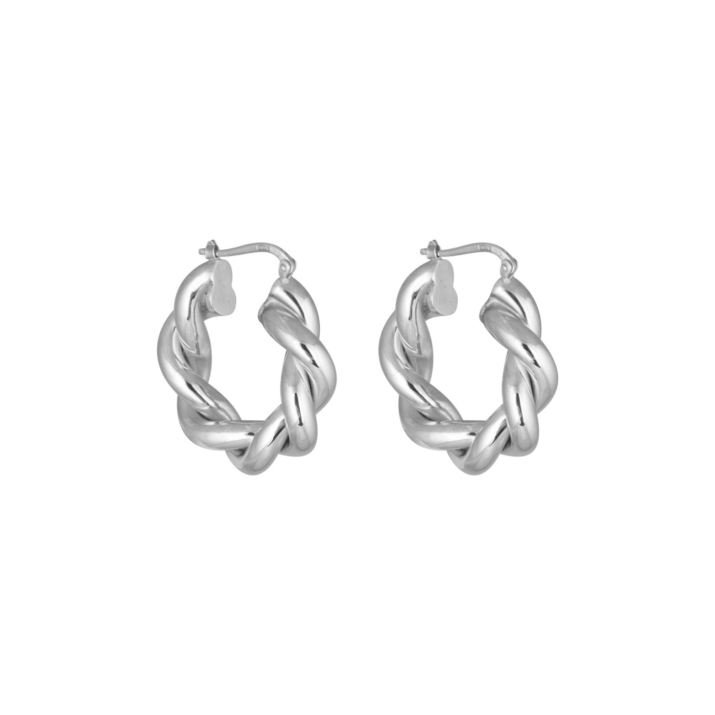 Victory big twin Earring Silver