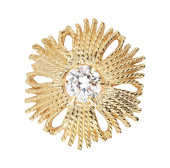 Gatsby stone brosch/pendant Gold