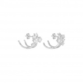 Cubic kluster Earring Silver