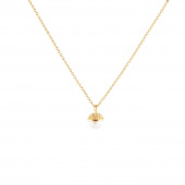 Pearl bubble short Necklaces Gold 40-45 cm
