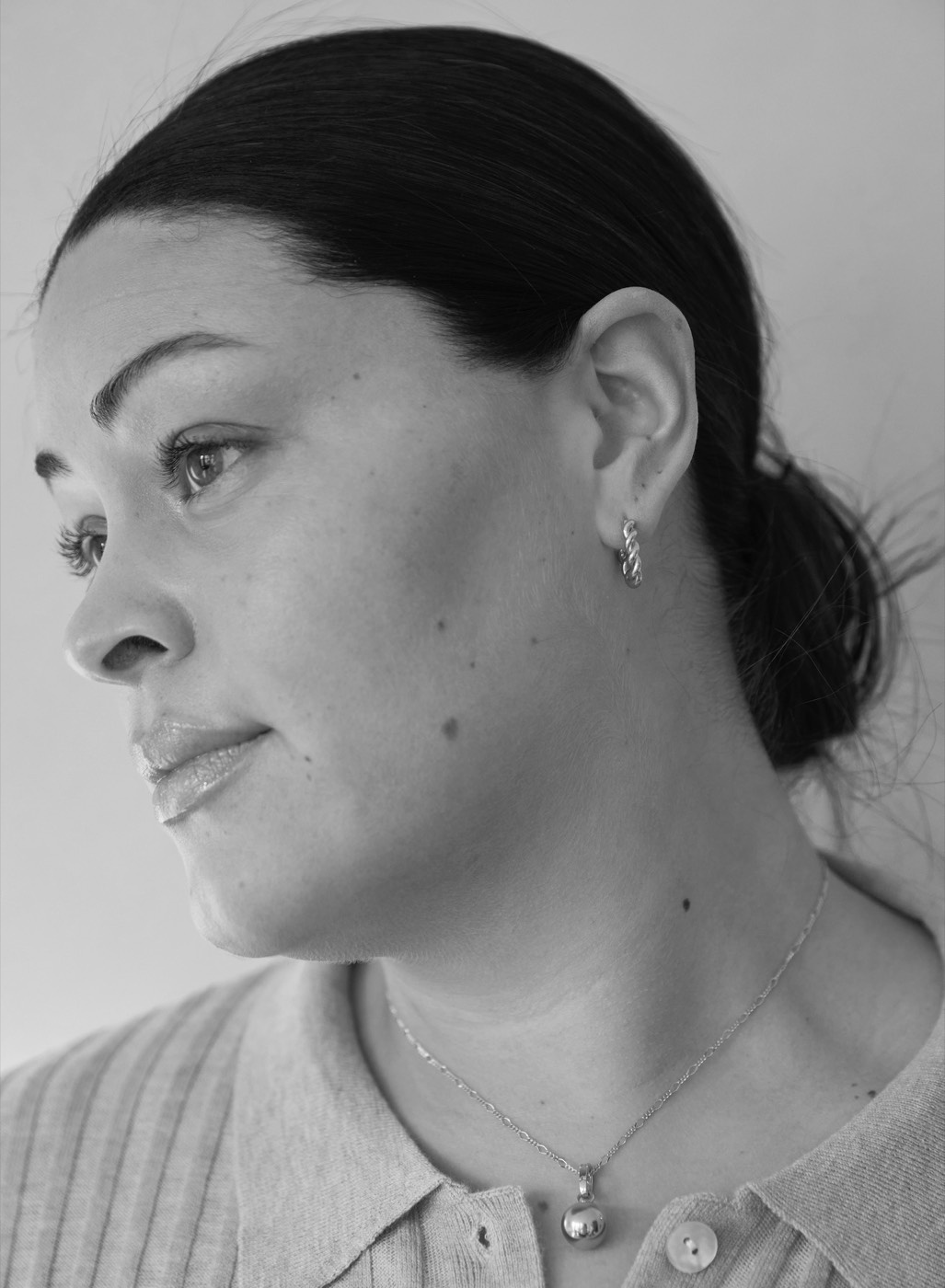 Globe pendant silver