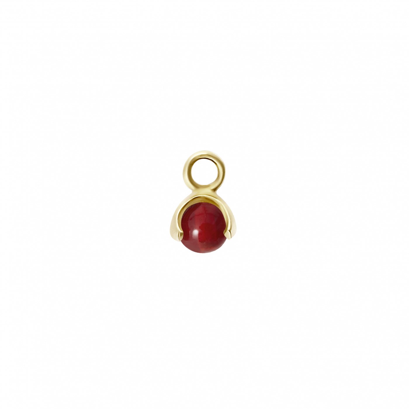 Letters stone 7 carnelian pend Gold