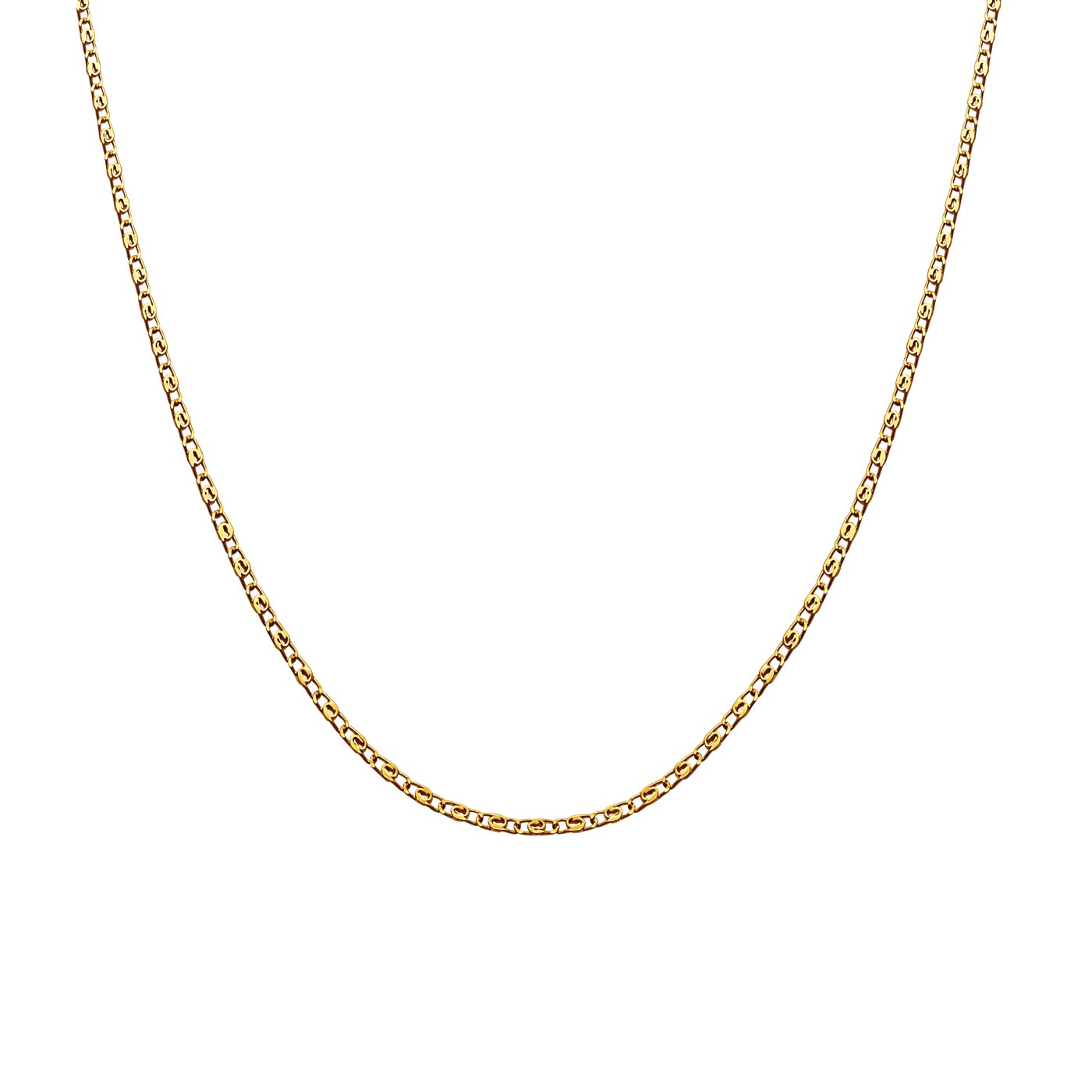 Eva Chocker Necklaces (Gold) 40 cm