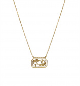 Zodiac fiskarna Necklaces (Gold) 45 cm