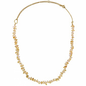 Riesme Citrine Necklace Gold