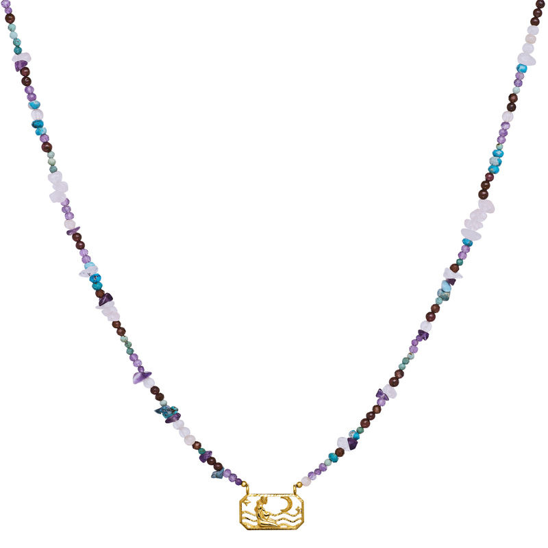 Zodiac Earth Virgo Necklaces (Gold)