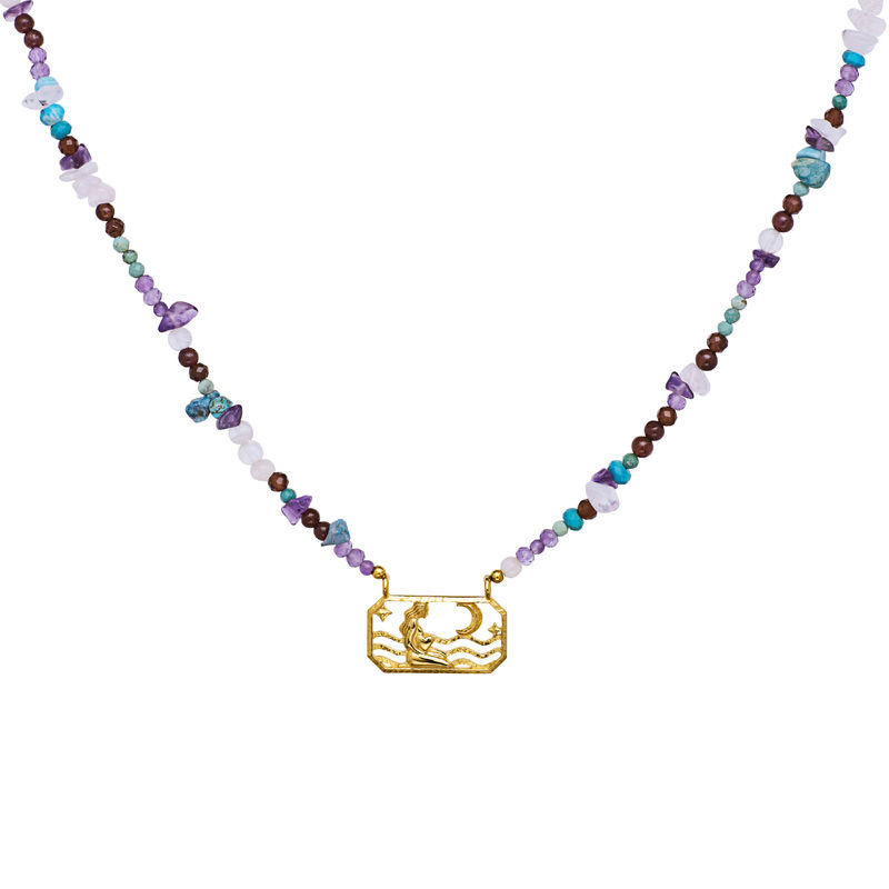Zodiac Earth Virgo Necklaces (Gold)