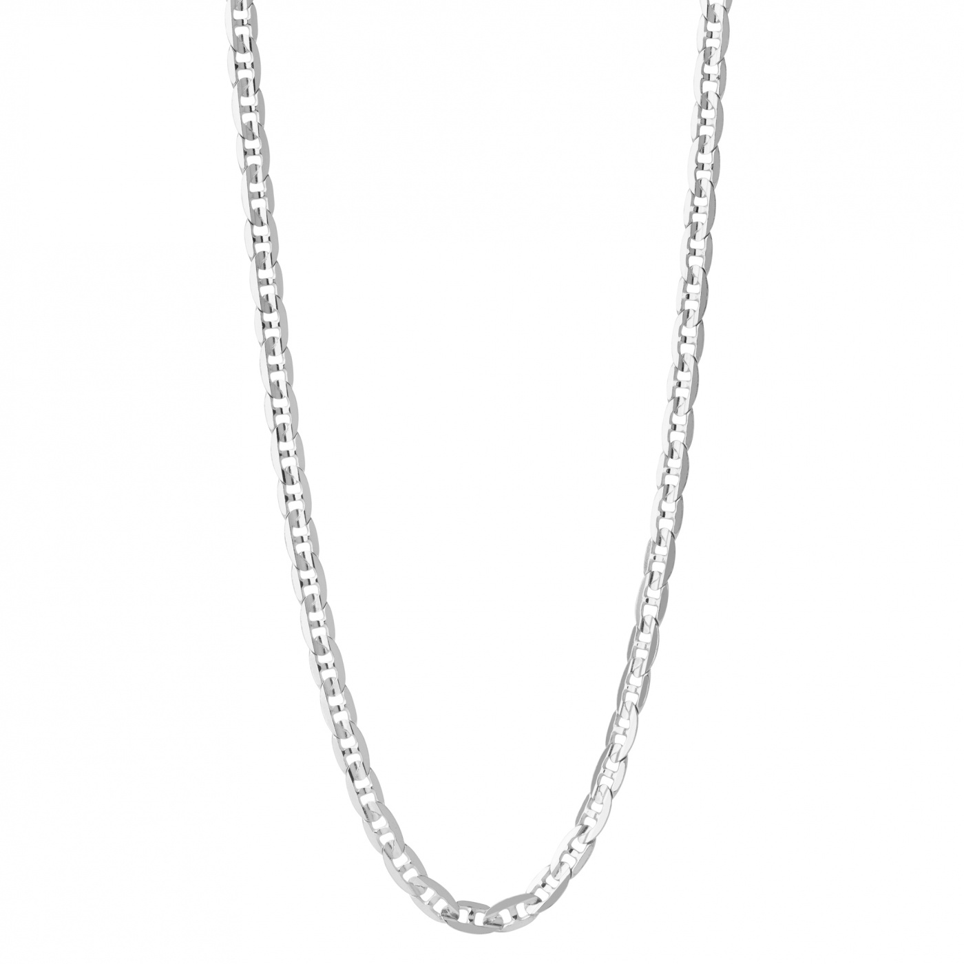 Carlo Necklace 43 Silver (One)