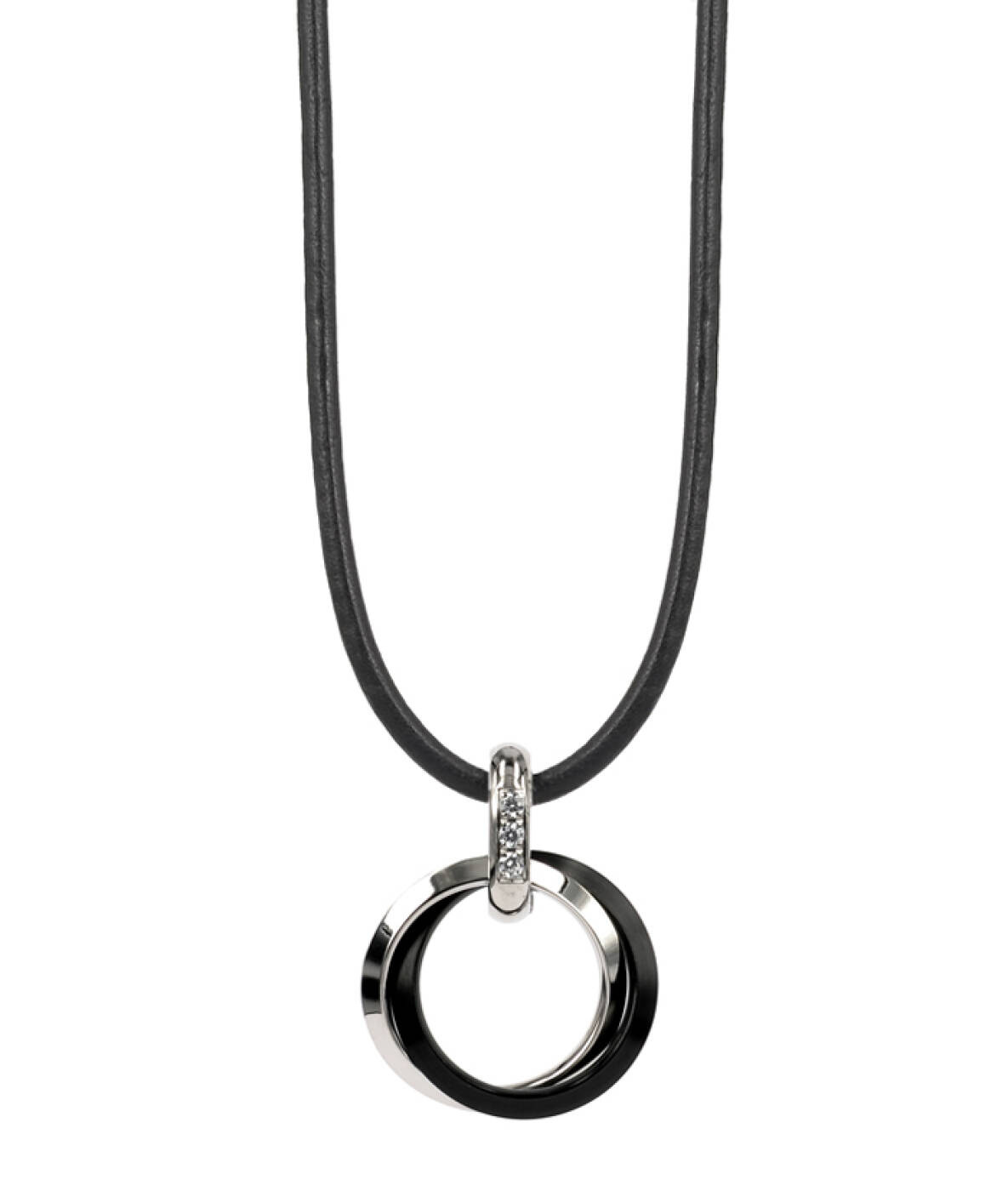 CARRO Necklaces Black/Steel