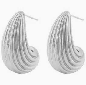 Dakota drop earrings Silver