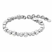 SACHA Bracelets Silver/white pearl 