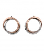 CAROLIN Earrings Rose/Steel