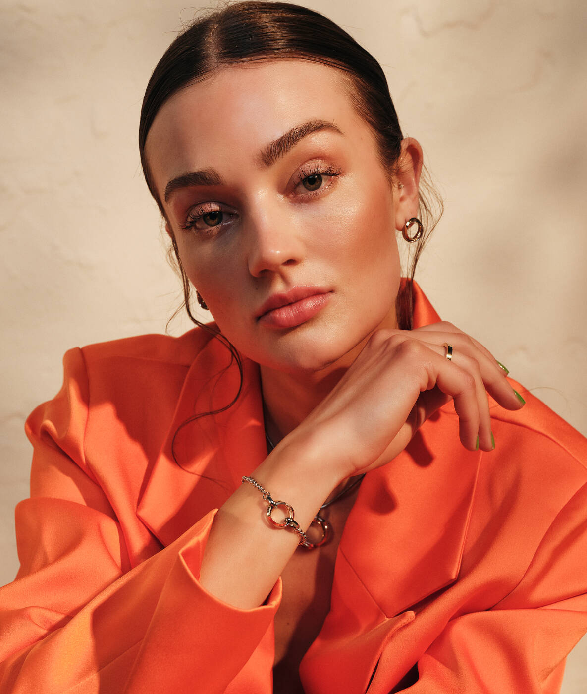 CAROLIN Earrings Gold/Steel