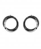 CAROLIN Earrings Black/Steel