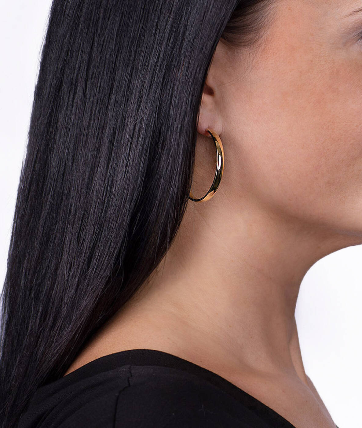 KLARA 40 mm Earrings Gold