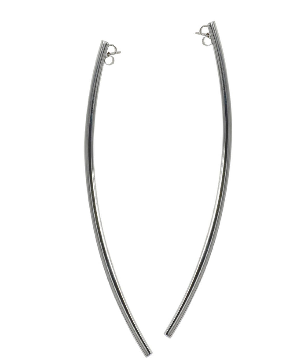 KAJSA Long Earrings Steel