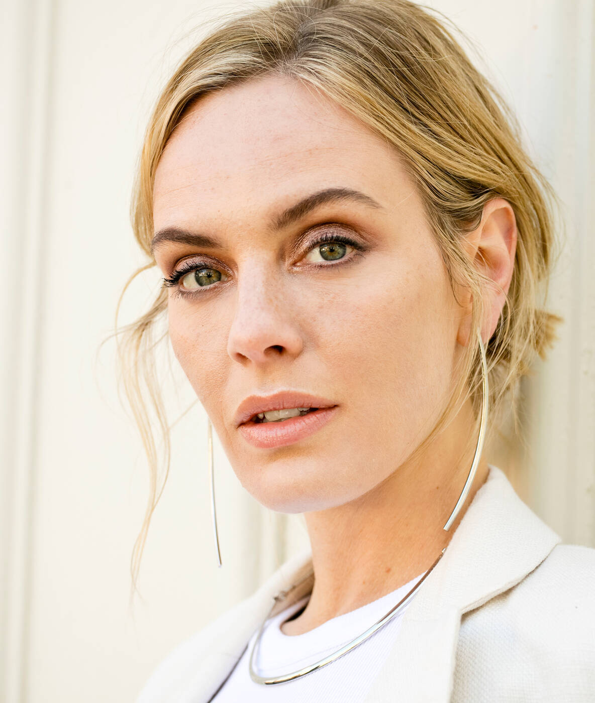 KAJSA Long Earrings Steel