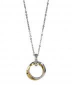 CAROLIN Long Necklaces Gold/Steel