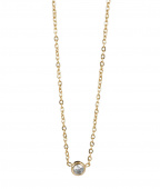 LILLY 4 mm Necklaces Gold/Crystal