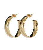 KLARA Wide 30mm Earrings Gold