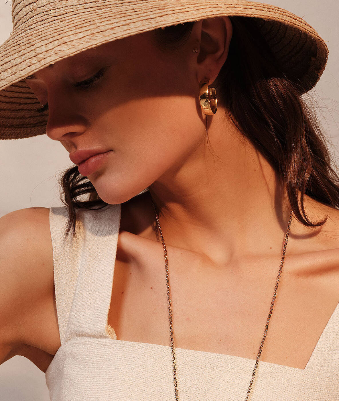 KLARA Wide 30mm Earrings Gold