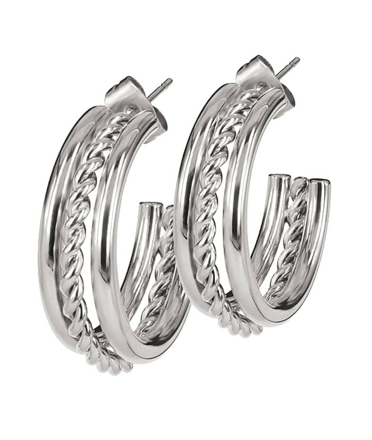 TWIST Earrings Steel