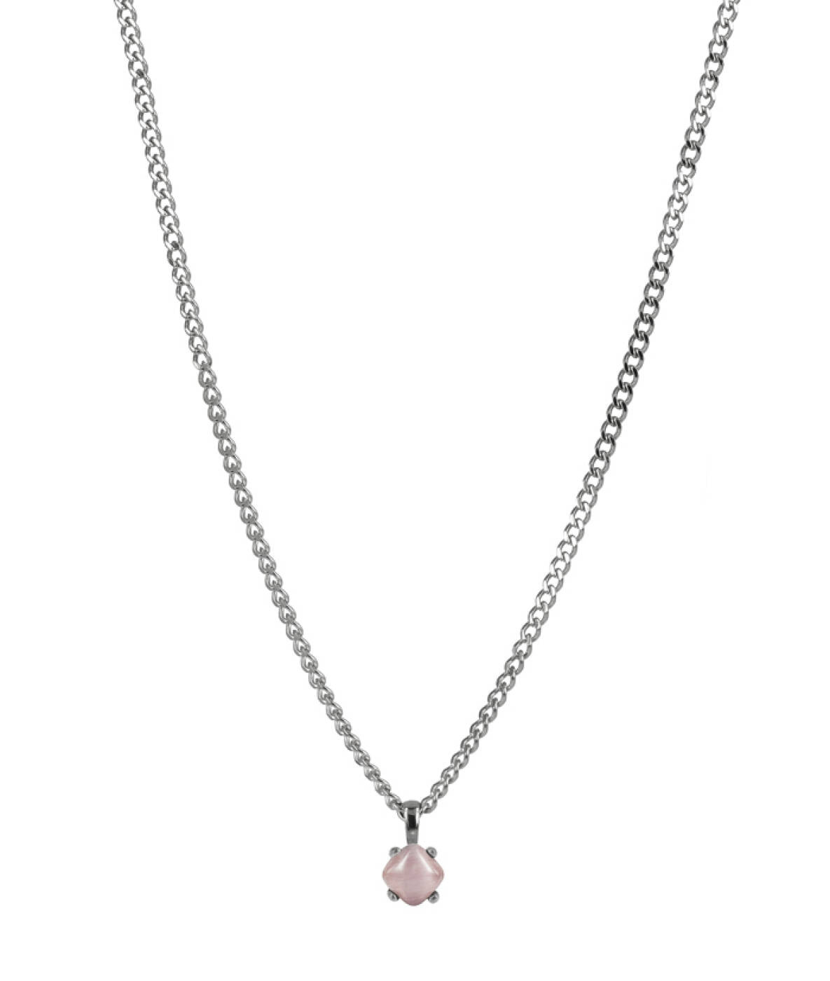 VICTORIA Necklaces Steel/Rosa