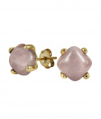 VICTORIA Earrings Gold/Rosa
