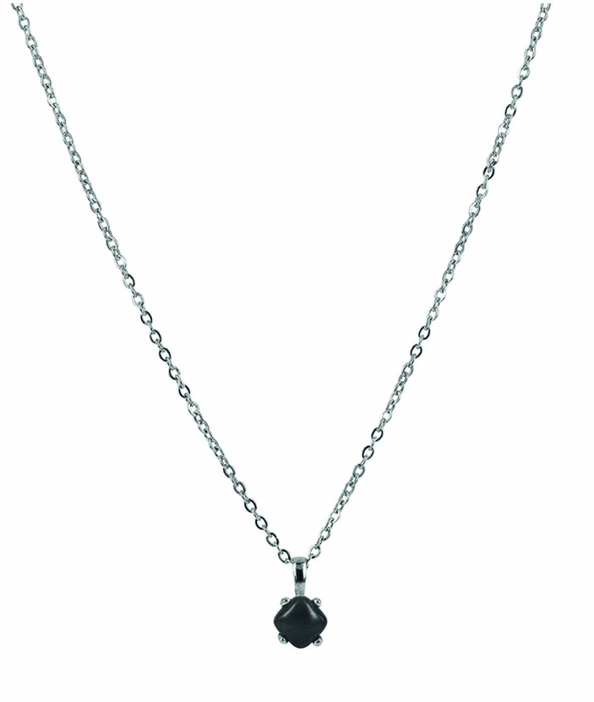 VICTORIA Long Necklaces Steel/Gray