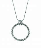 TWIST Long Necklaces Steel