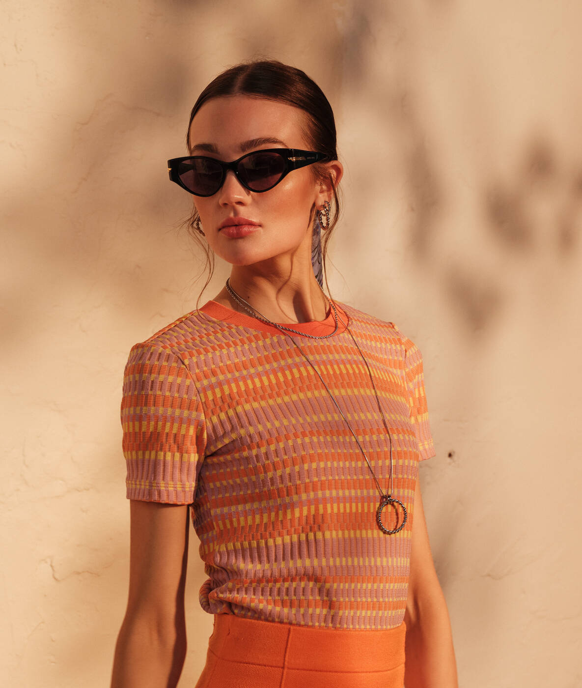 TWIST Long Necklaces Steel