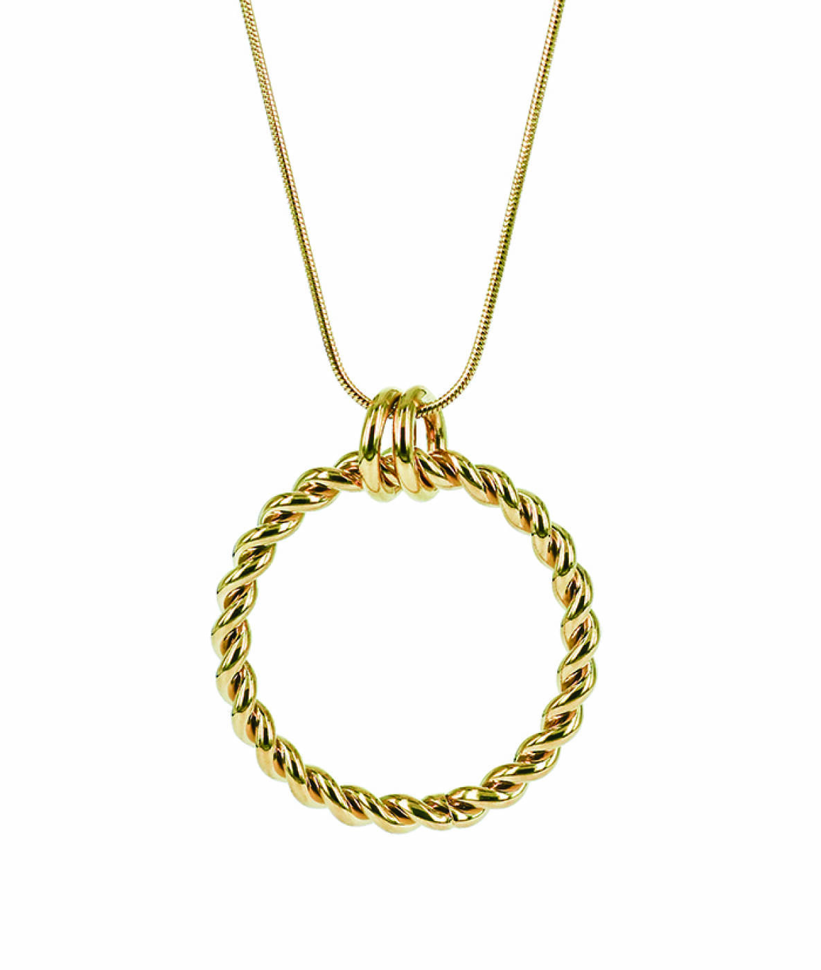 TWIST Long Necklaces Gold