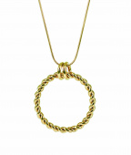 TWIST Long Necklaces Gold
