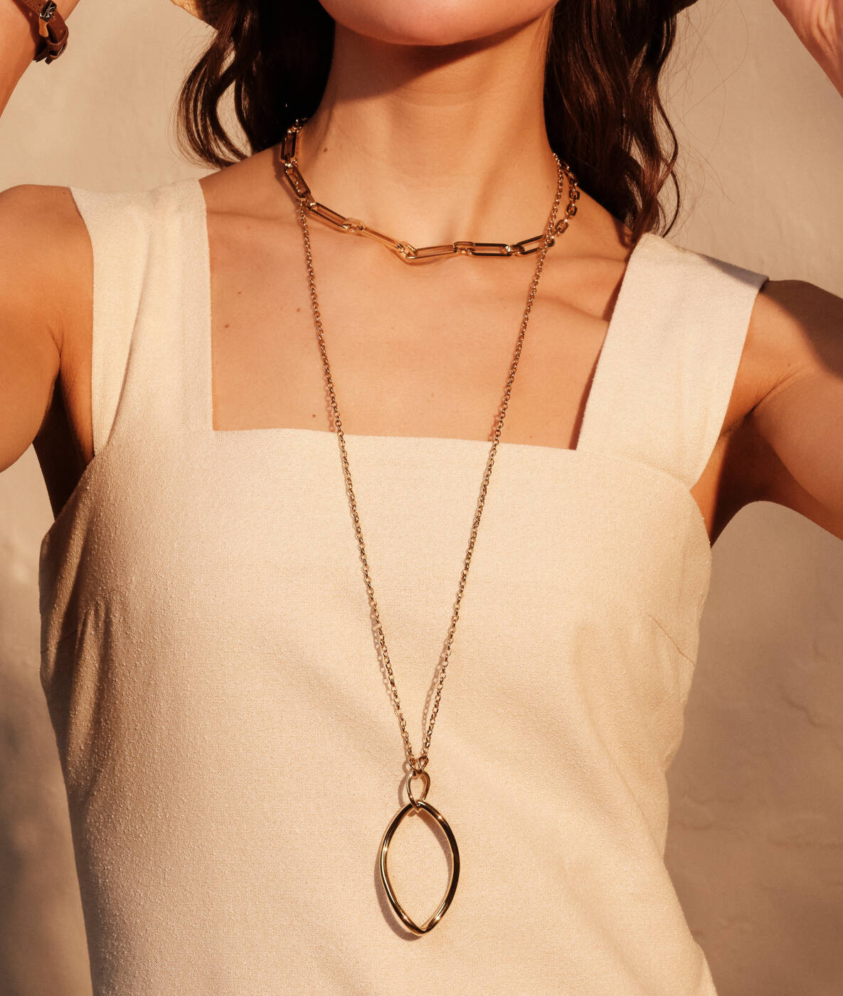 MILLA Long Necklaces Steel