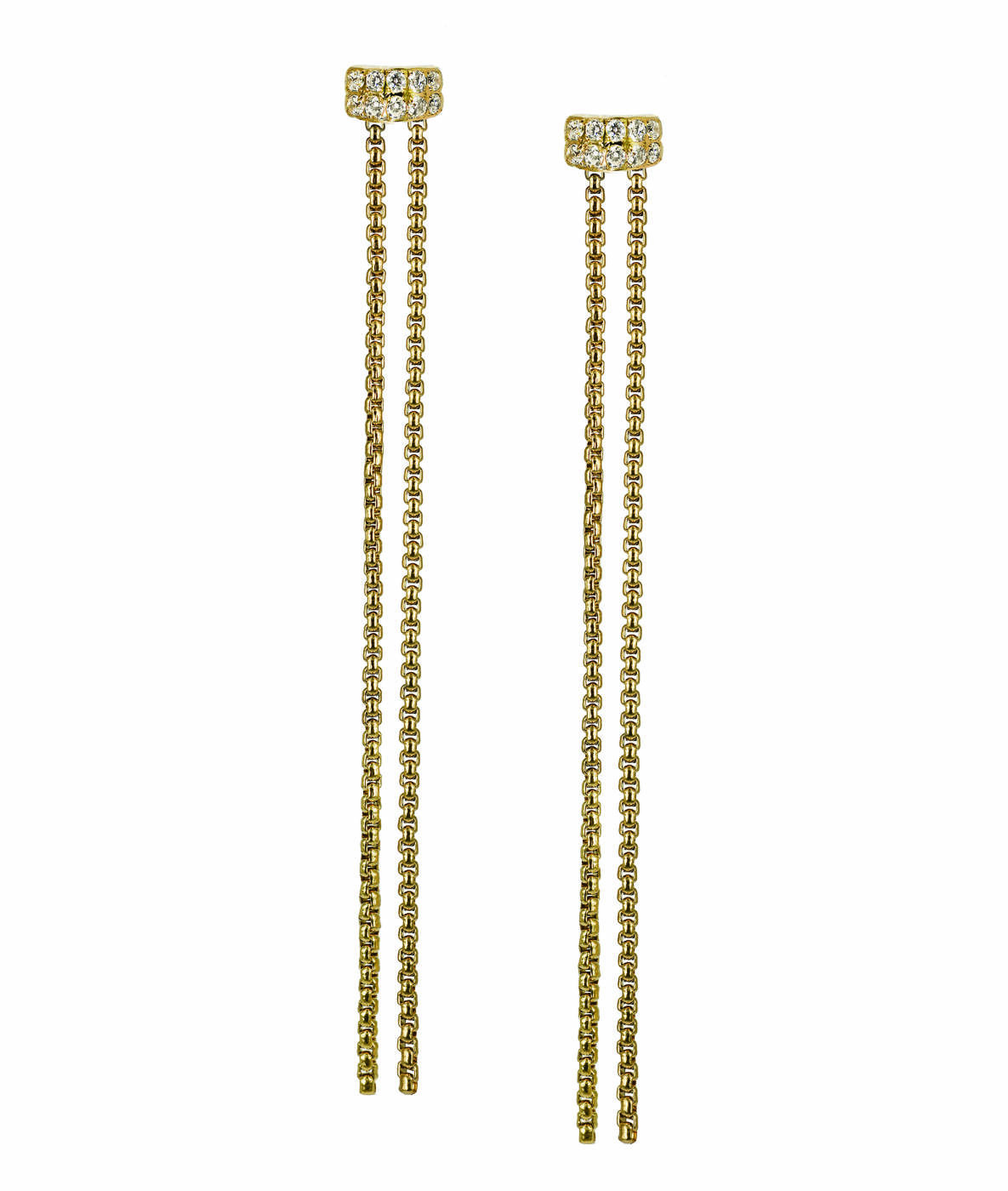 CLARISSA Long Earrings Gold