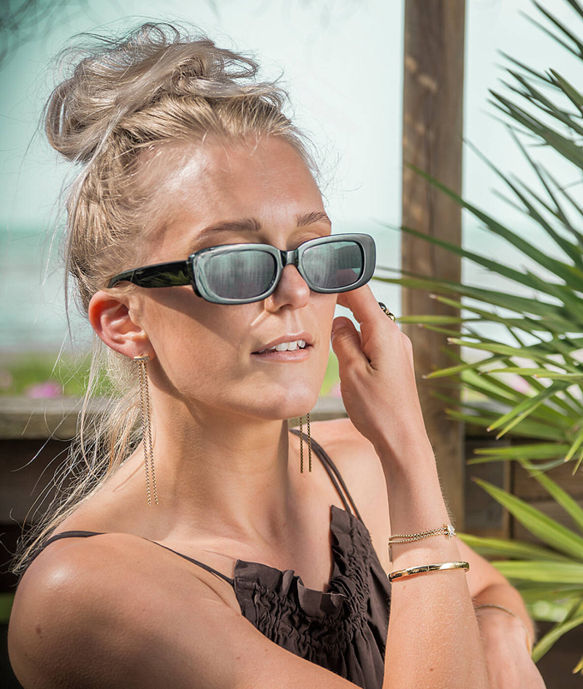 CLARISSA Long Earrings Gold